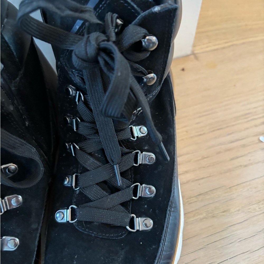 BLONDO Women’s Hiker-Style Lace-Up Waterproof Boots Size 10 black faux leather - Picture 7 of 15